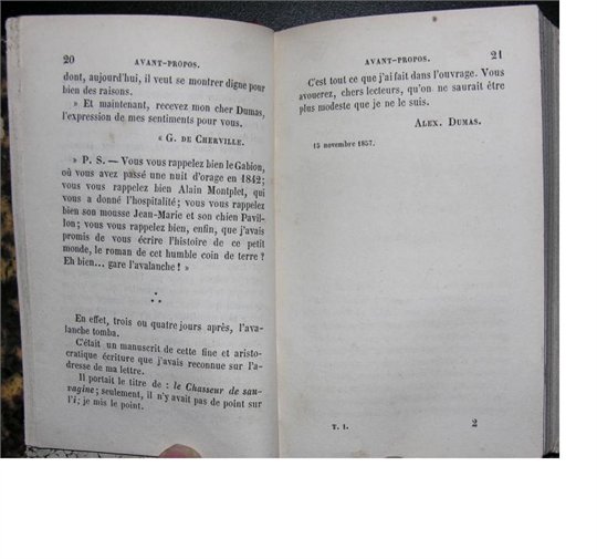 Dumas Le Chasseur de Sauvagine 1858