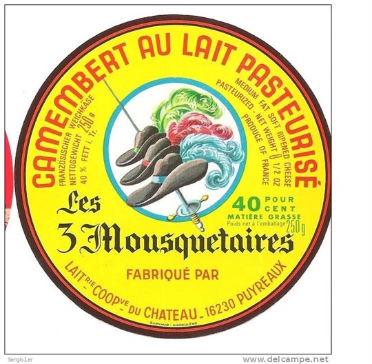 ancienne étiquette fromage camembert