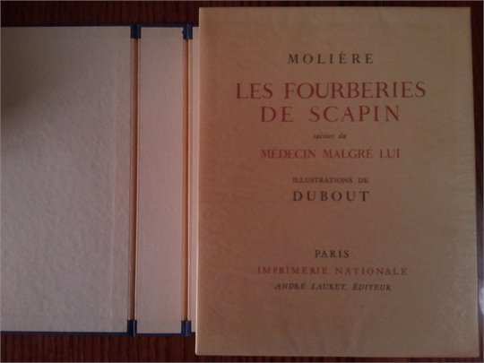 Moliere  Les forberies de Scapin illustré par Dubout