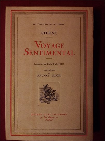 Laurence Sterne   Voyage sentimental en France et en Italie