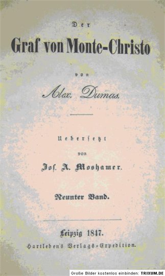 Dumas  Der Graf von Monte-Christo