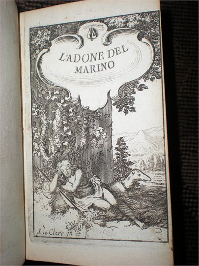 L'Adone Poema Heroica del C. Marino