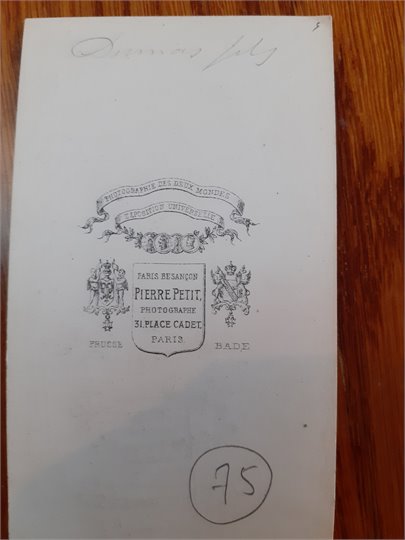 Dumas fils- CDV P.Petit