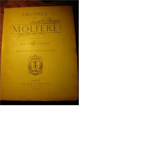 Oeuvres de Moliére "Monsieur de Pourceaugnac"  illustrations de Maurice Leloir