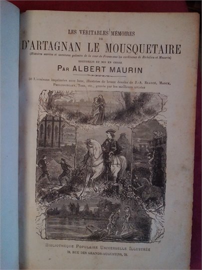Maurin "Les Véritables Mémoires de d'Artagnan le mousquetaire"