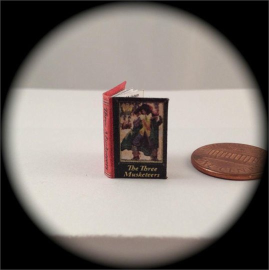 Dumas  The Three Musketeers   1:12 Dollhouse miniature