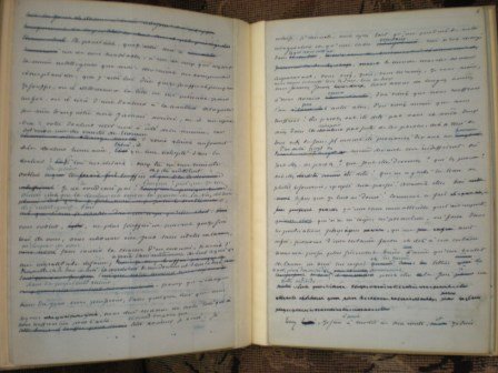 A.Dumas (fils) "Un paquet de lettres" manuscrit