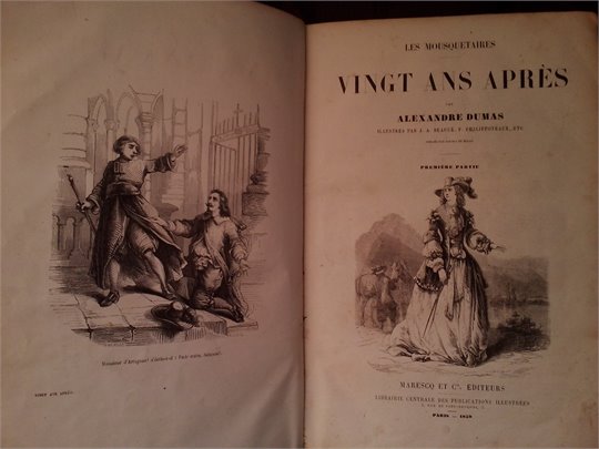 Dumas  Le vicomte de Bragelonne  (Dufour, Mulat, 1851)