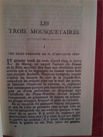 A.Dumas  Les Trois Mousquetaires t.1 et t.2 (Coll. Nelson)