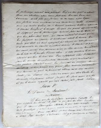 Manuscrit autograph du debut de l'act III de "Don Juan de Marana" 2