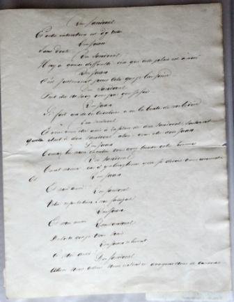 Manuscrit autograph du debut de l'act III de "Don Juan de Marana" 2