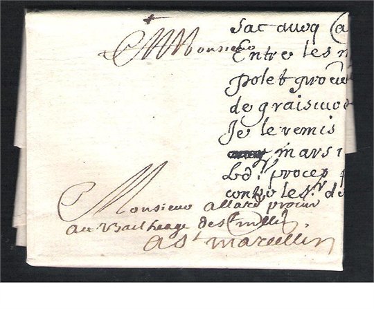 Lettre de Grenoble 1669