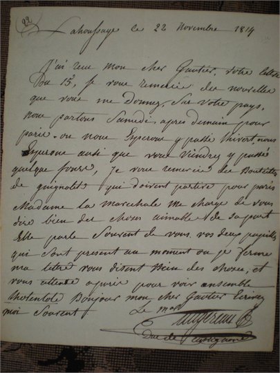 Augereau LAS 1814