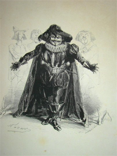 Litho MOUSQUETAIRE NADAR 1840