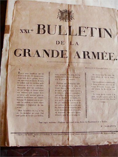 BULLETIN DE LA GRANDE ARMEE