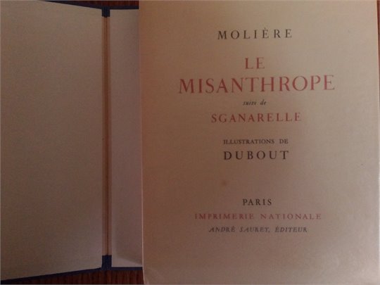 Molière Le Misanthrope