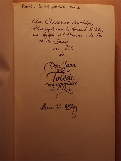 Benoît Abtey  Don Juan de Tolède, mousquetaire du Roi