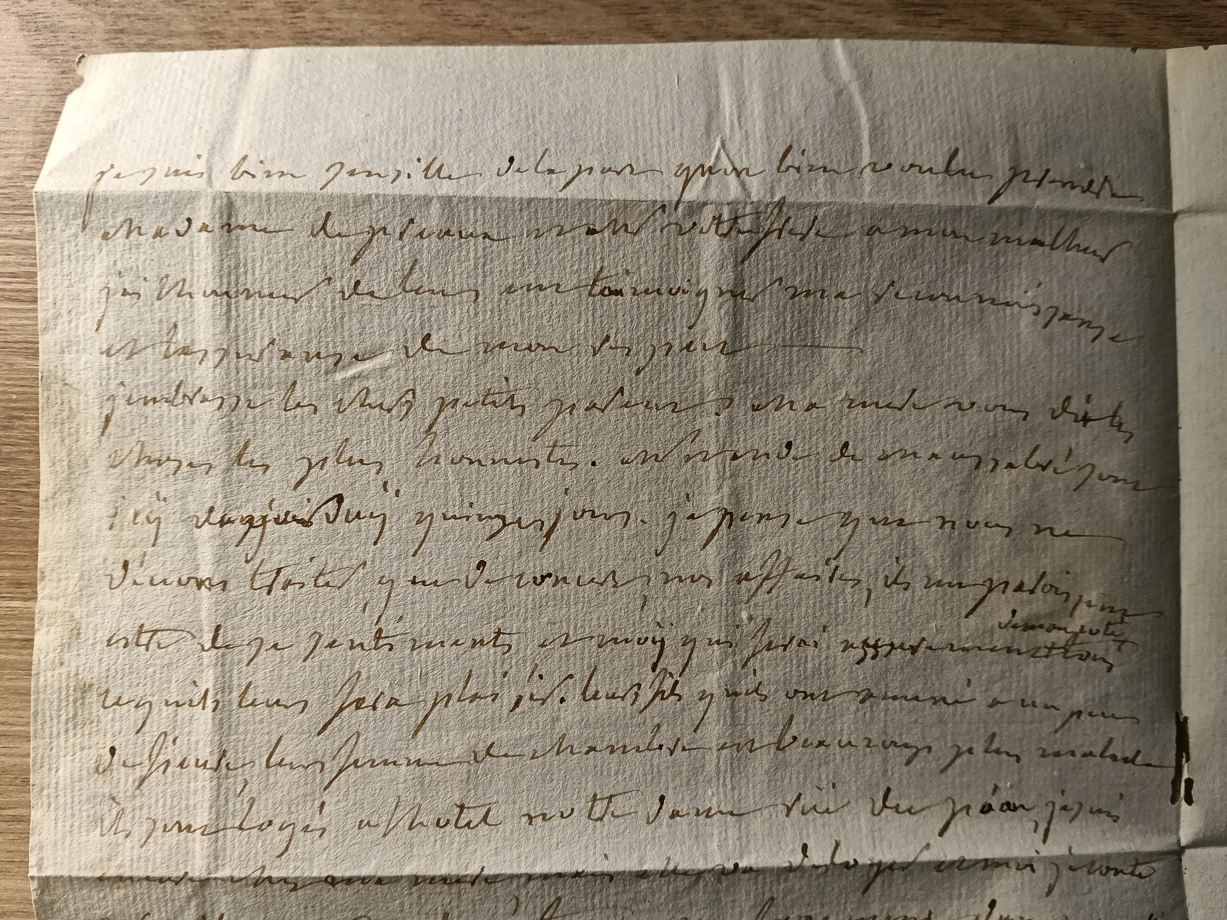 7 lettres du XVIIIème destinataire chevalier comte DE PREAUX mousquetaire noirs