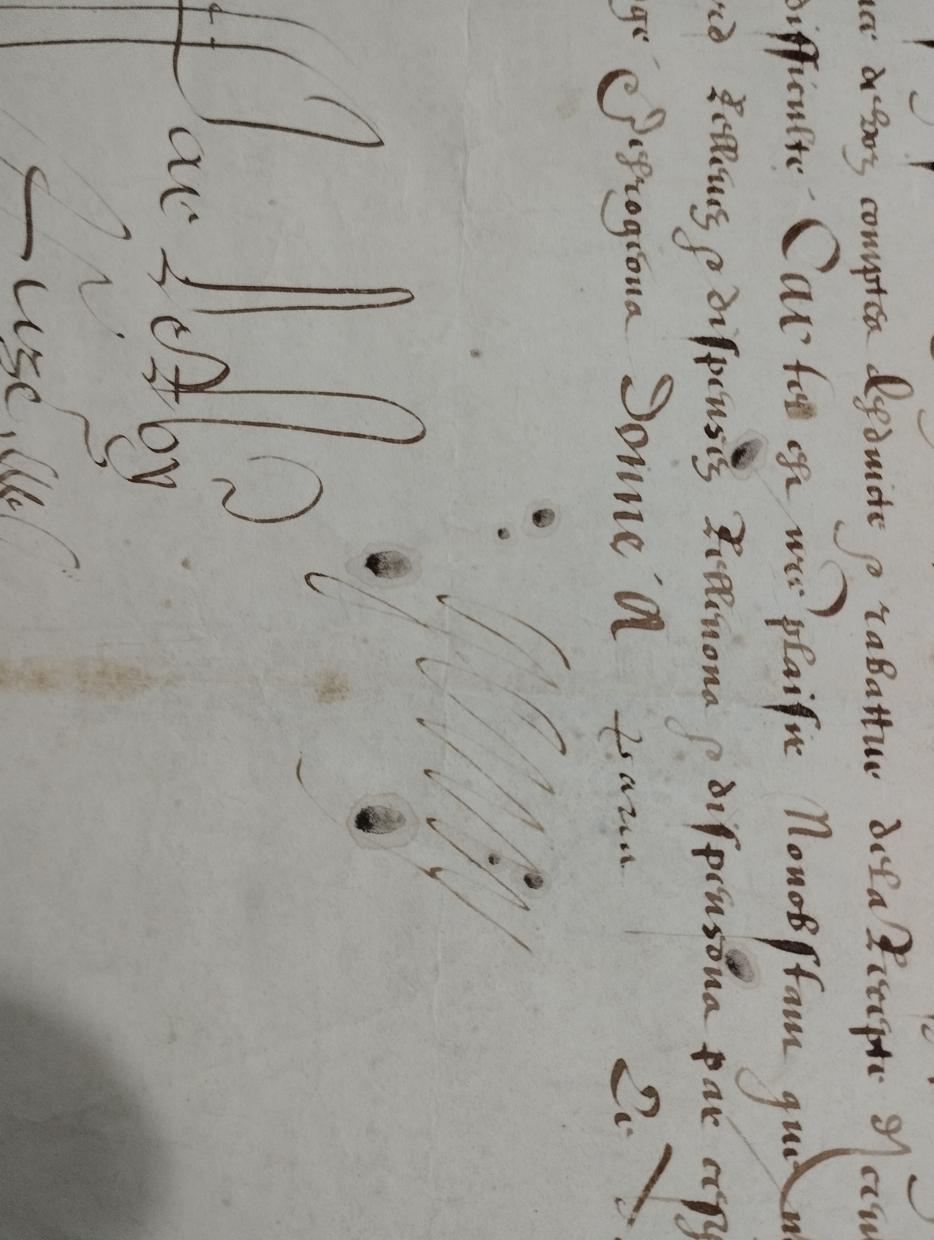 HENRI IV. Pièce signée sur vélin. Paris, 10 octobre 1594 [?]