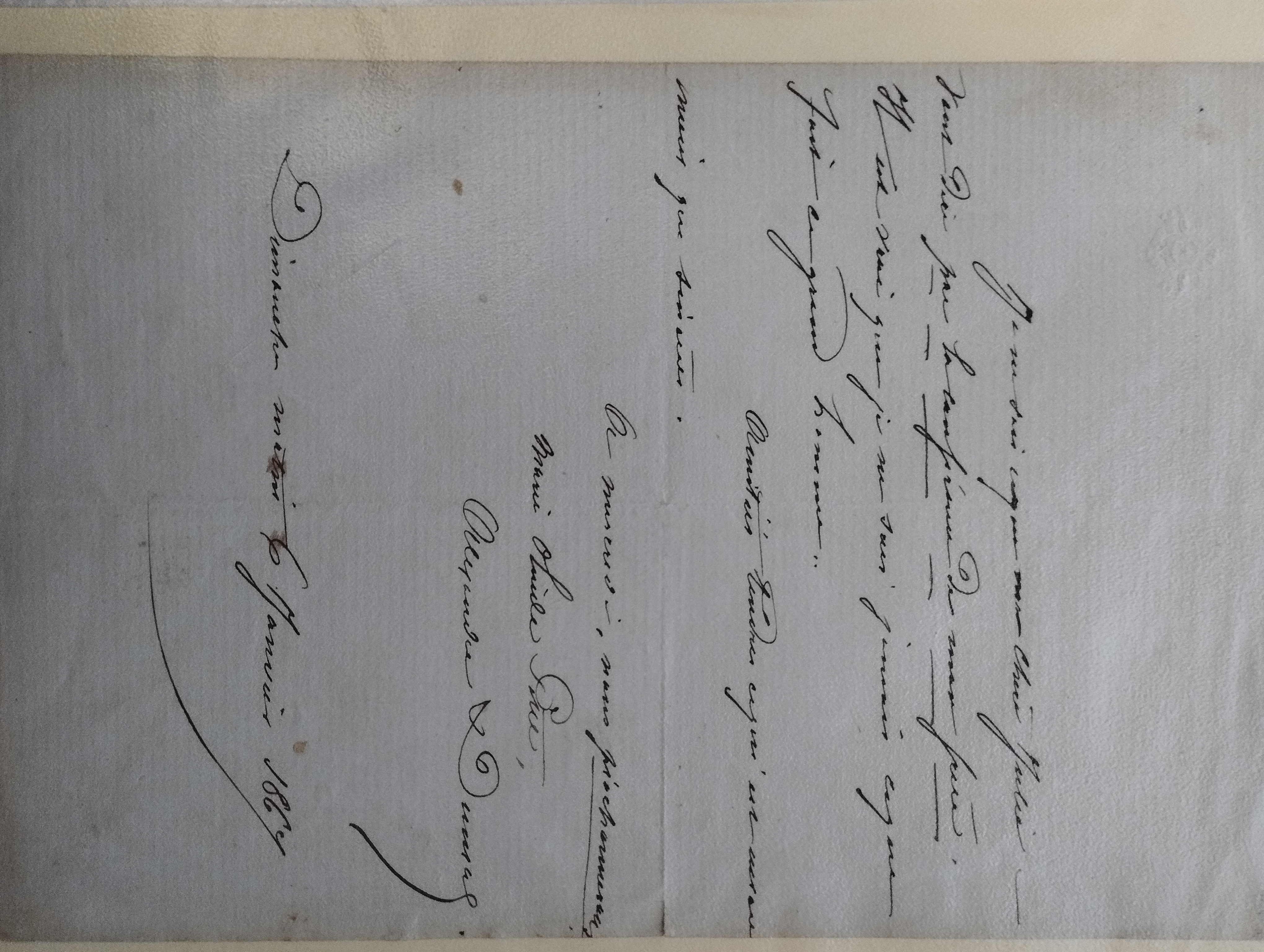Alexandre DUMAS  Manuscrit autographe, Henri Dandolo ou la Conquête de Constantinople, chronique vénitienne