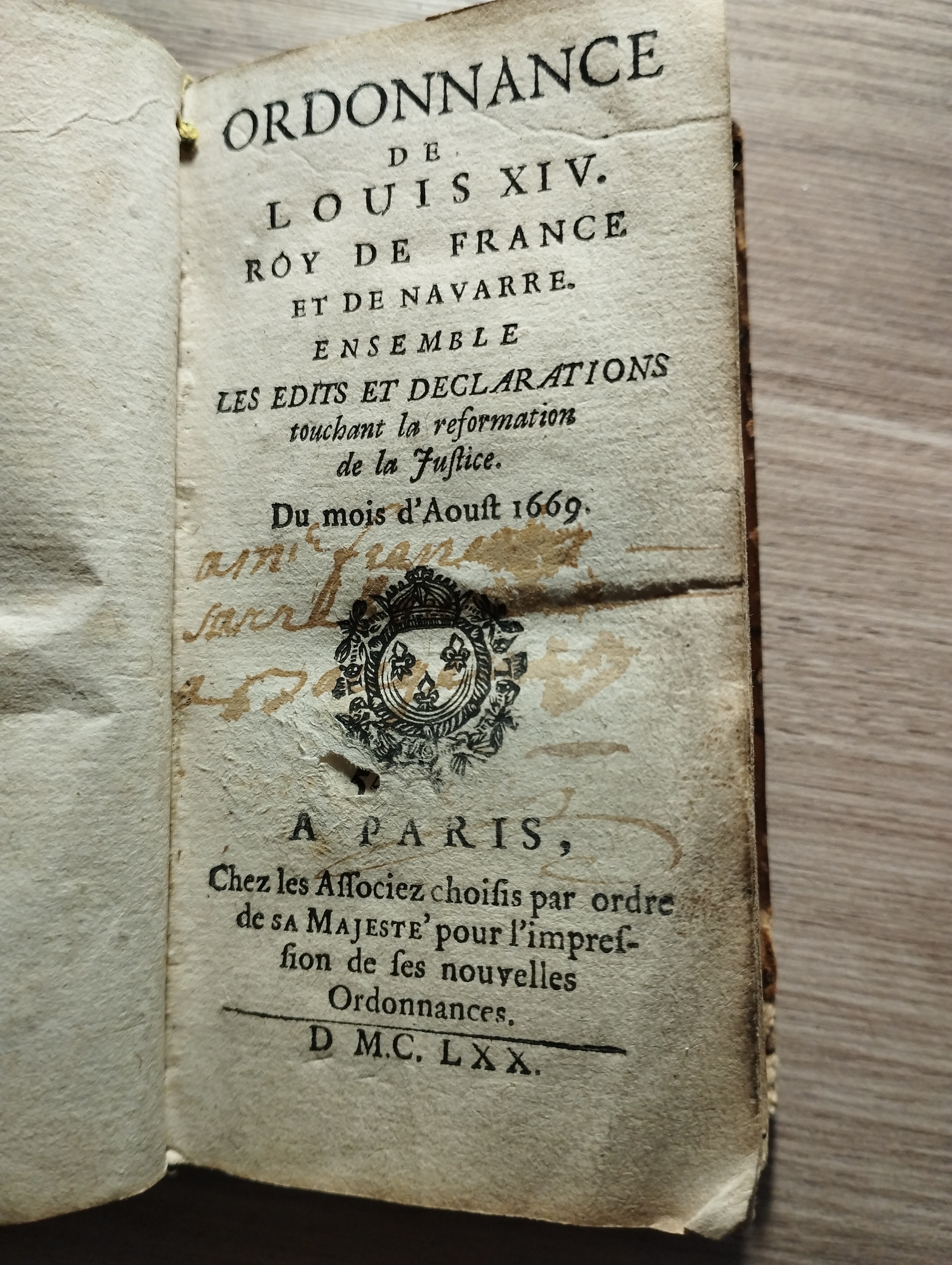 Ordonnance de Louis XIV