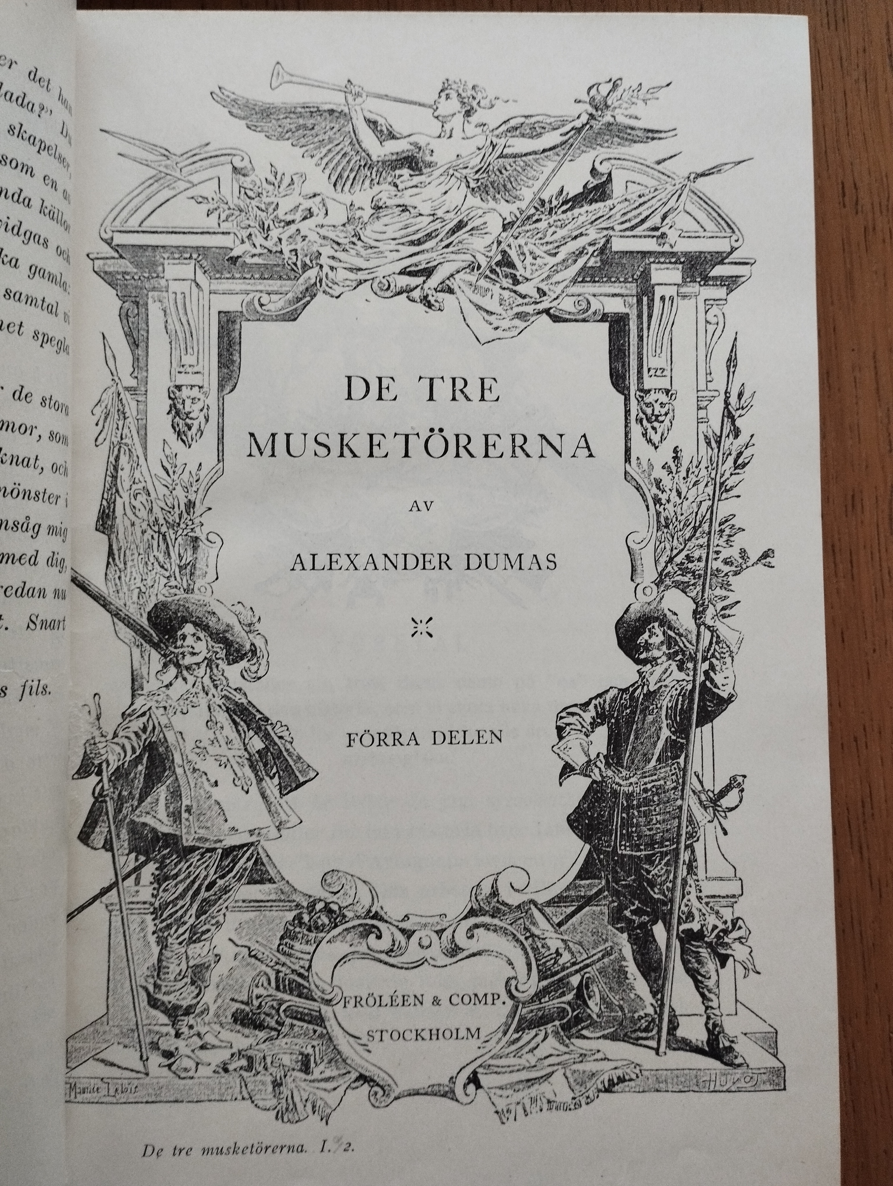 Dumas  De tre Musketörerna  (Schwedisch)
