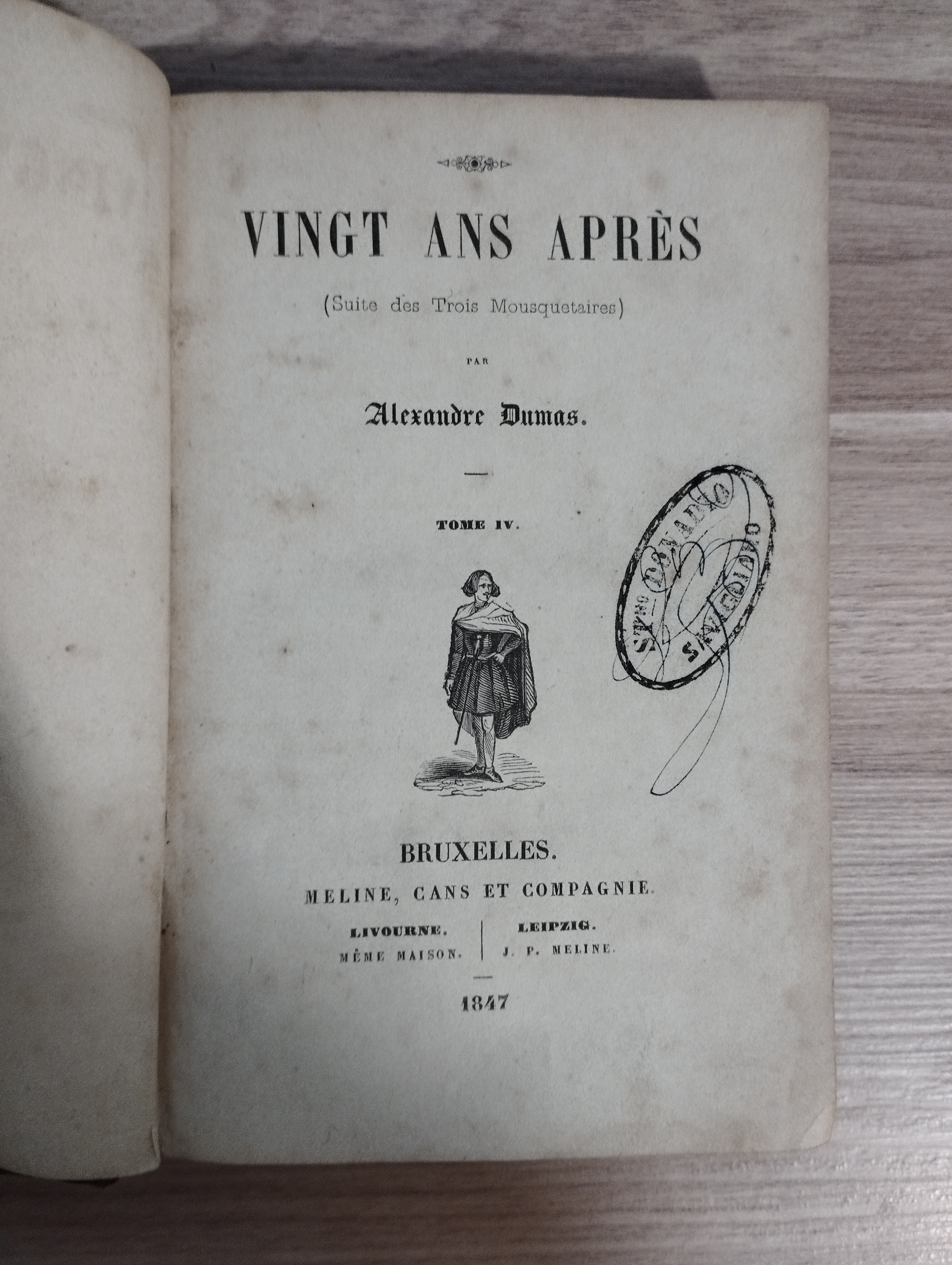 A.Dumas  Vingt ans apres t.4 (1847, Bruxelles)