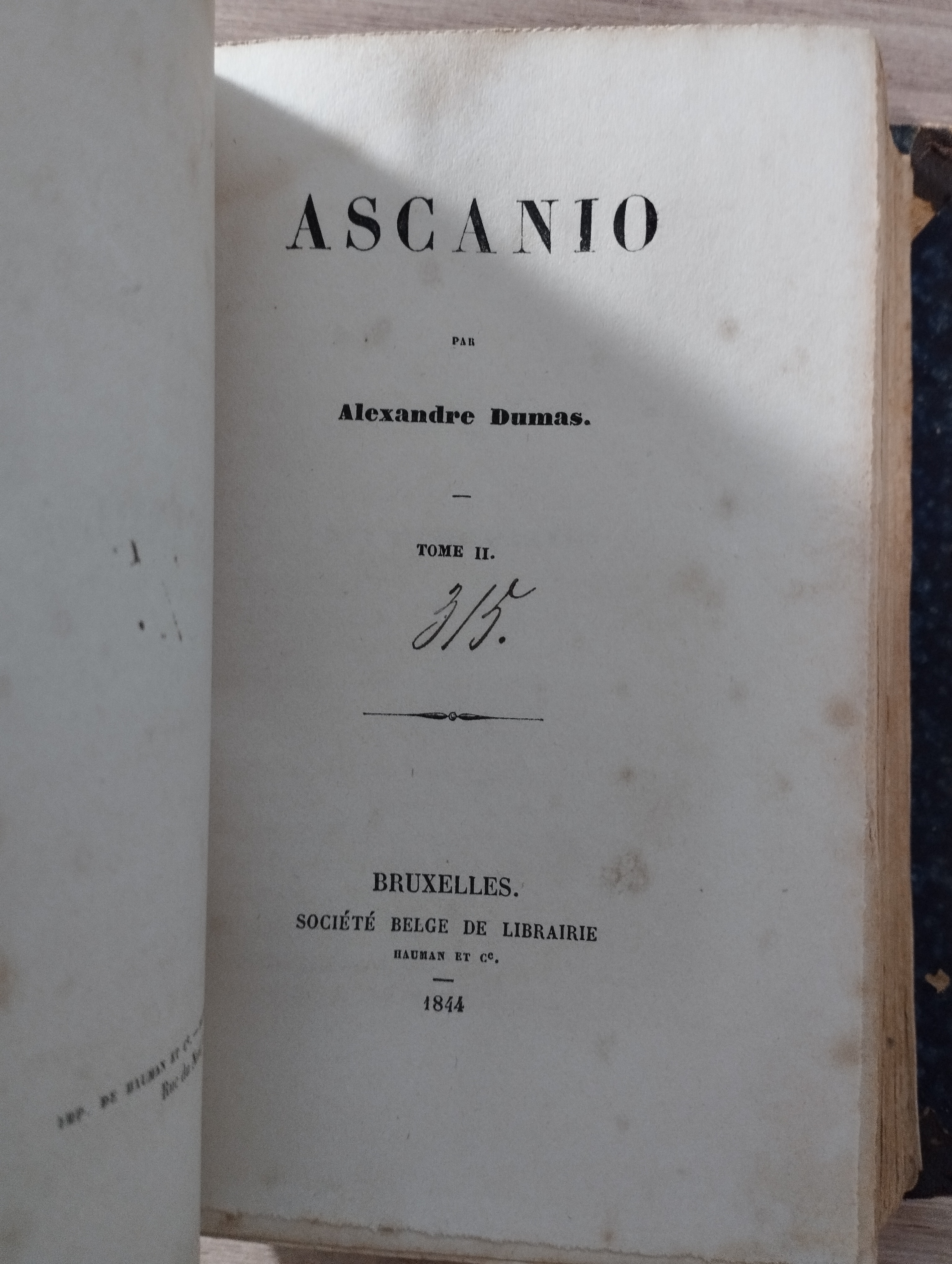 A.Dumas  Ascanio tt.1-3 (Bruxelles 1844)
