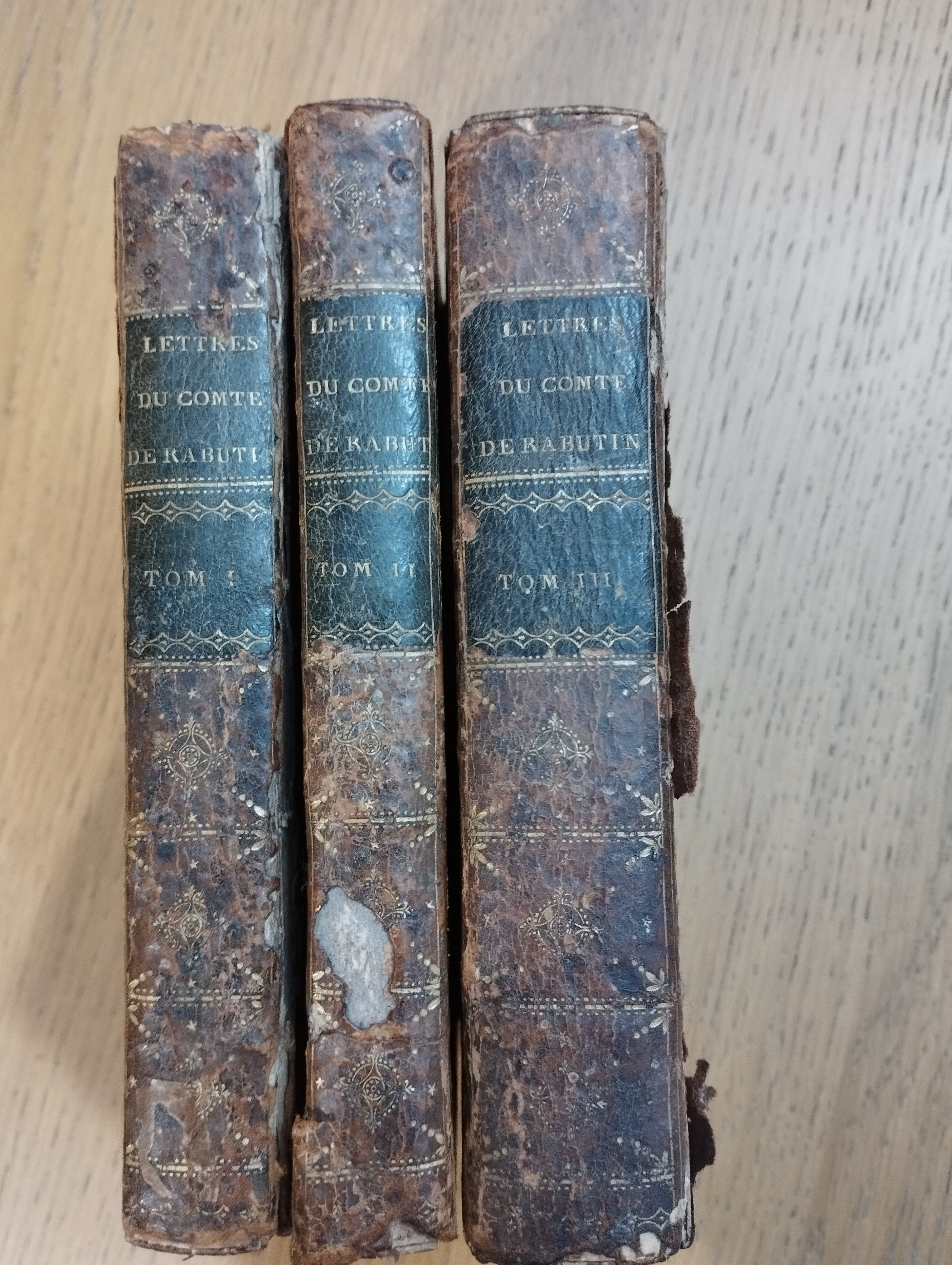 R.Rabutin  les lettres (pp. 1-3, 1737)