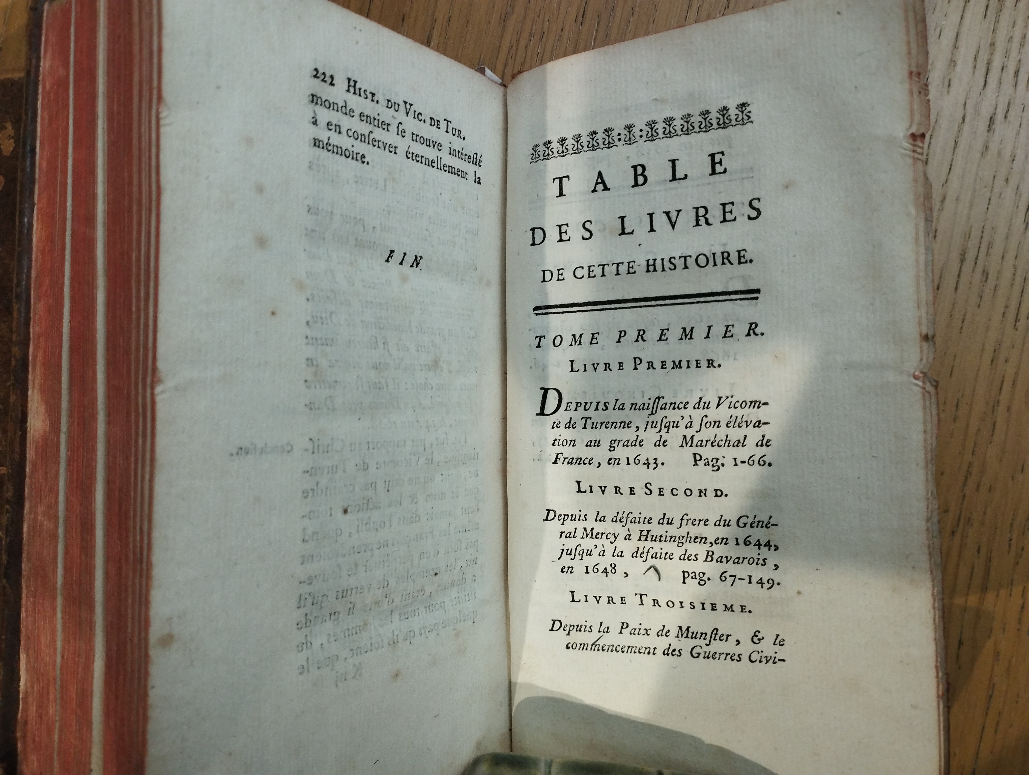 Francois Raguenet   Histoire Du Vicomte De Turenne  (2tt en 1 vol,1769)   2