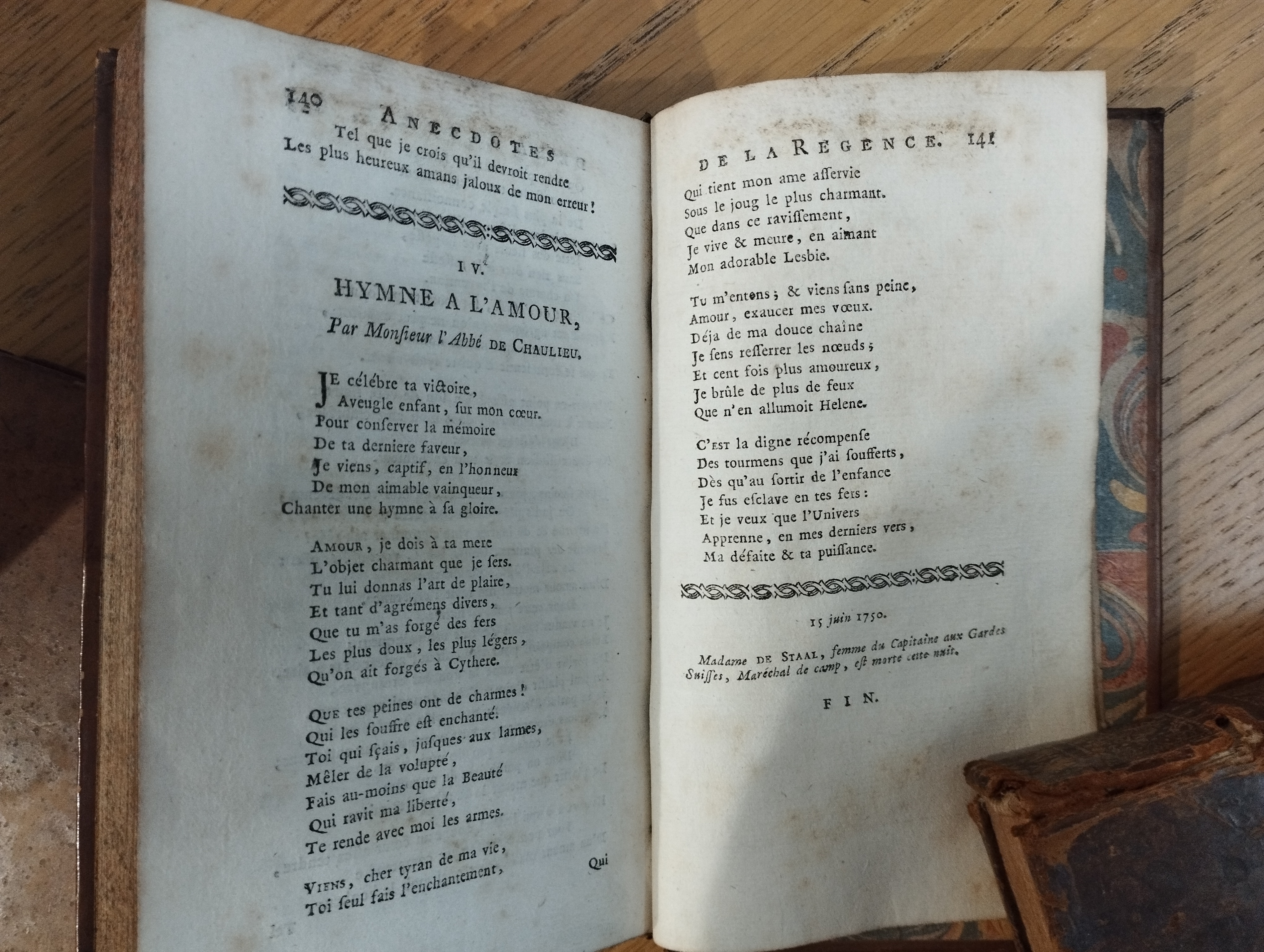 Madame de Staal  Mémoires , écrits par elle-même, ou Anecdotes de la Régence. (parties 1,3 dans 4 parties)   2