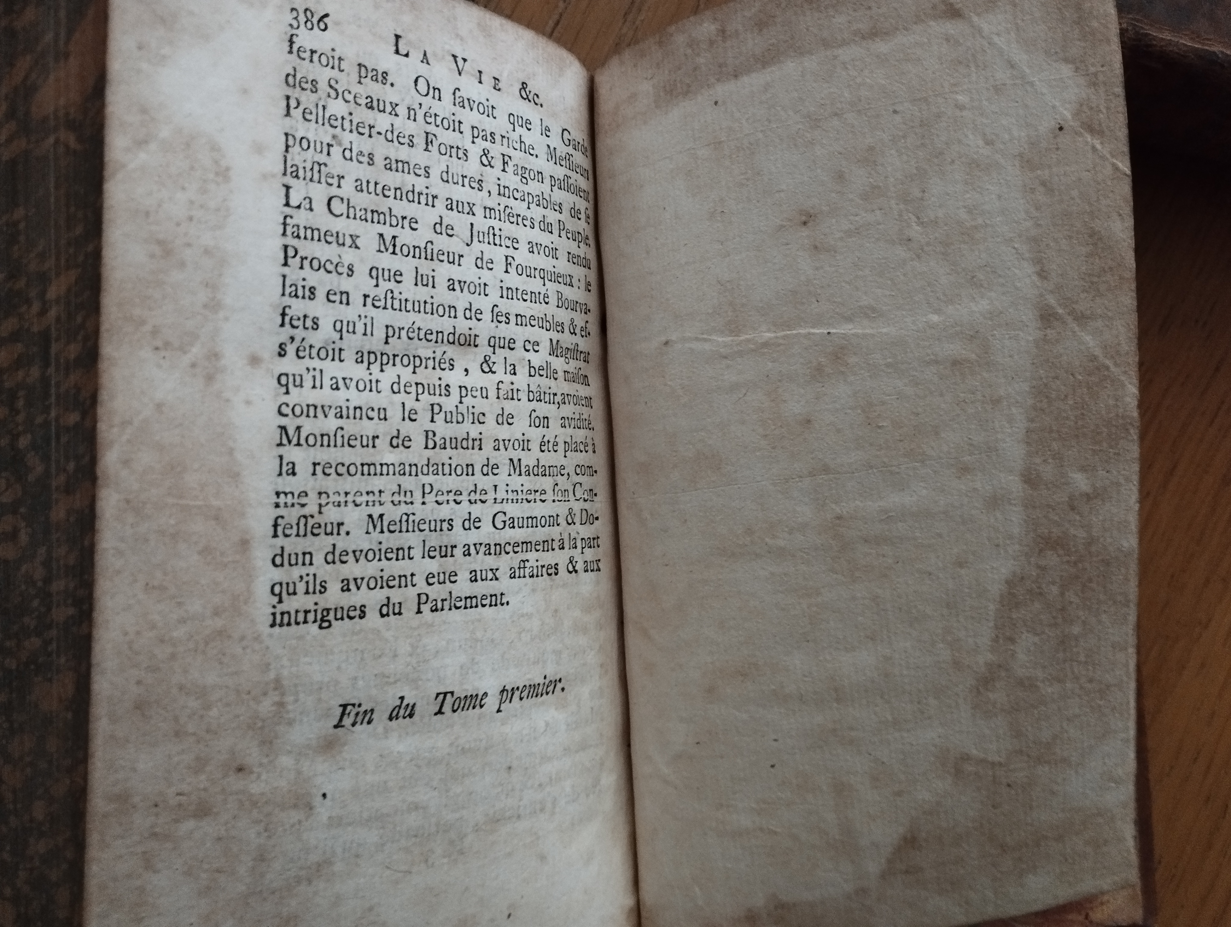 La vie de Philippe d'Orleas, petit fils de France, regent du Royaume Pendant le Minorité de Louis XV    2