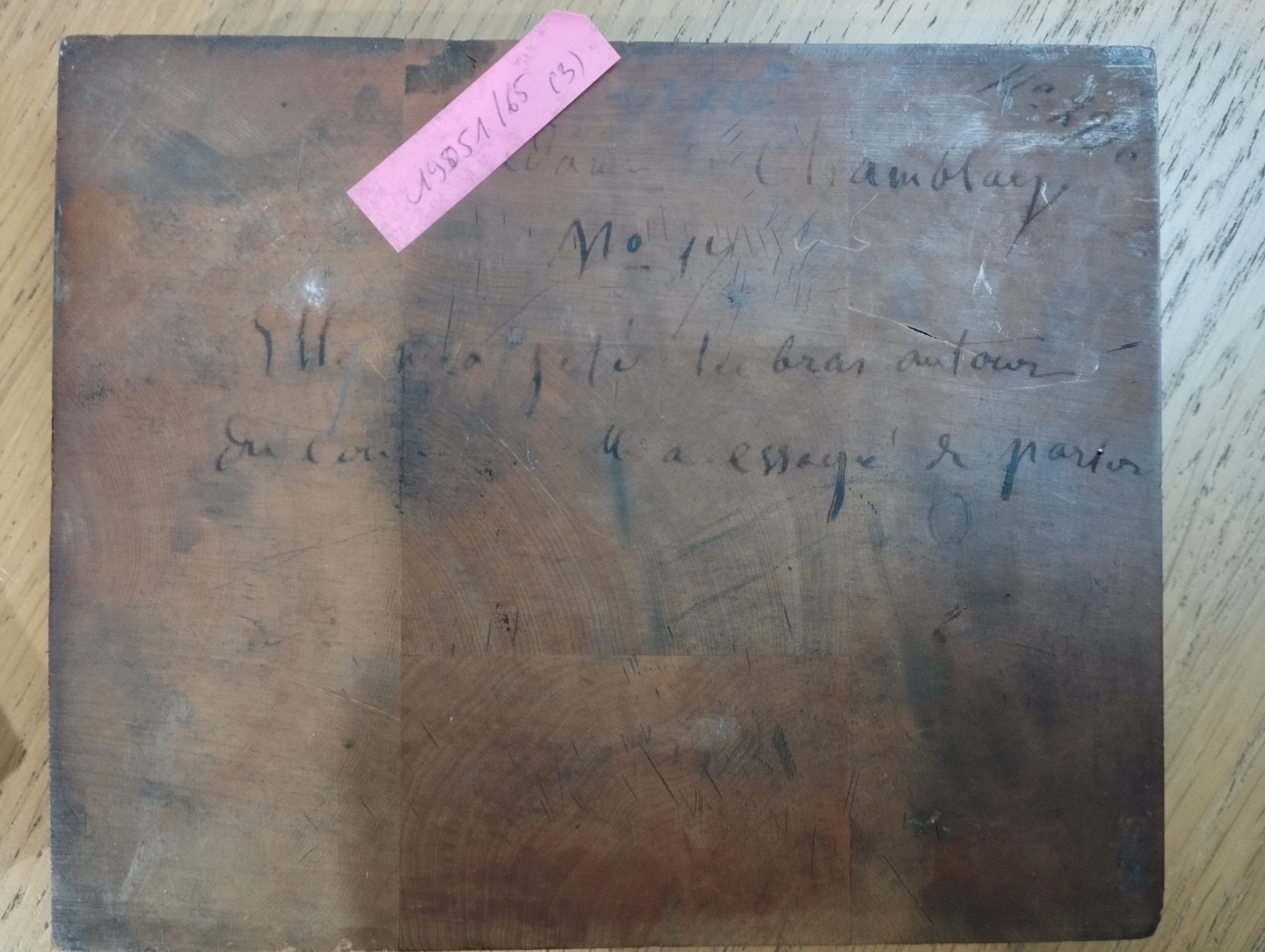 Gravure par Adolphe Gusman , « Madame de Chamblay » d'Alexandre Dumas