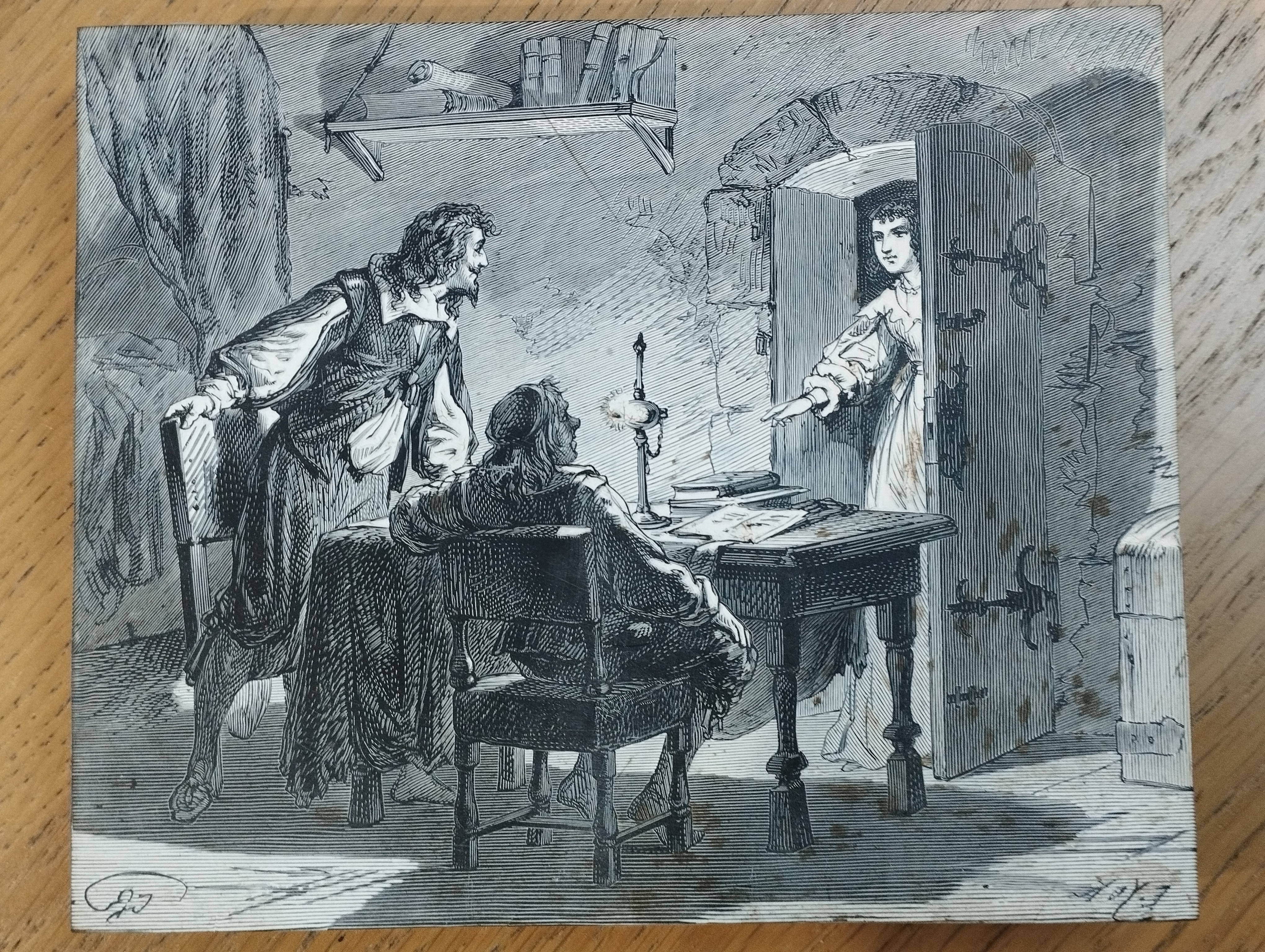 Gravure par Edmond Charles Joseph Yon pour « Marion Delorme »