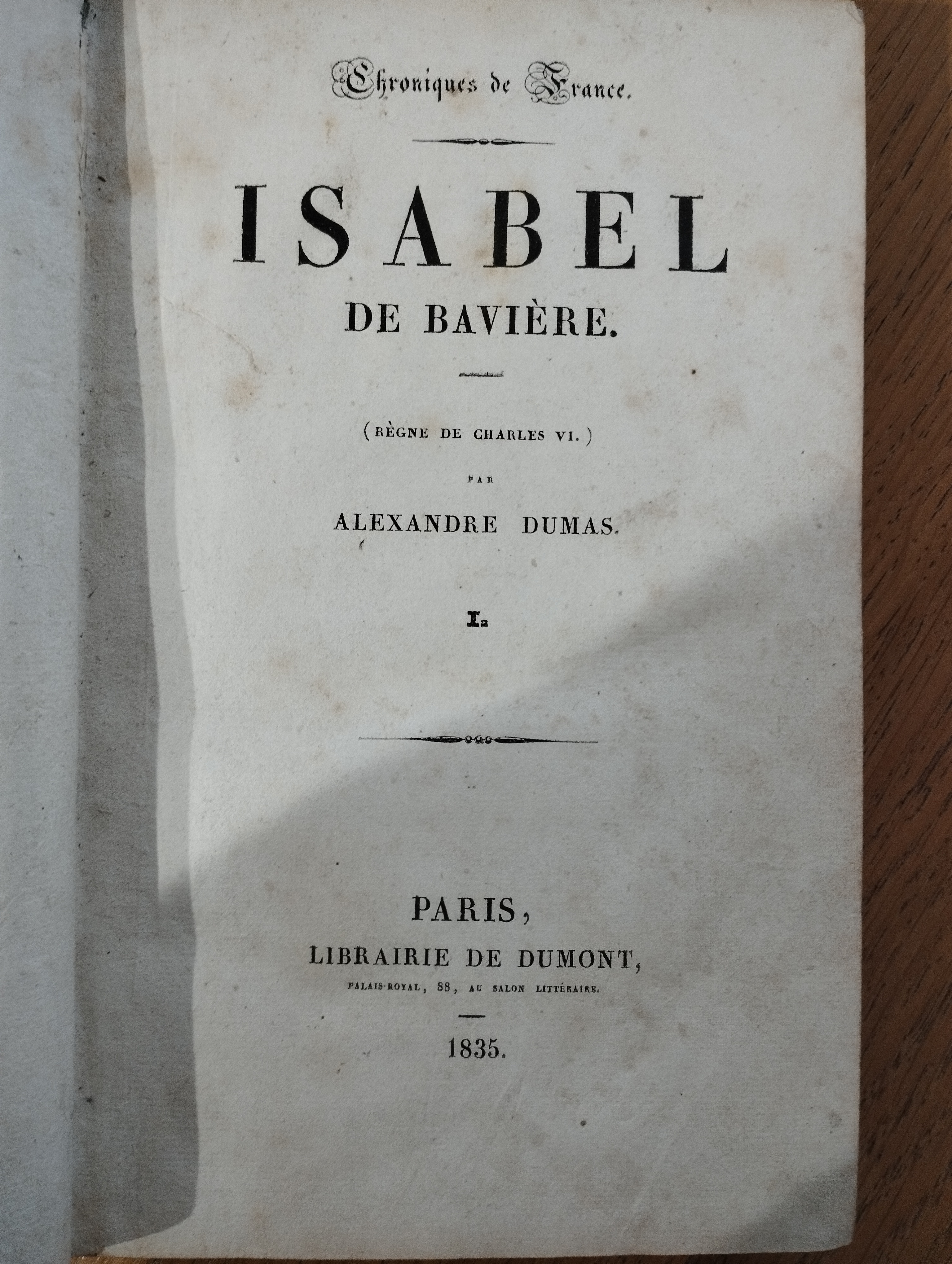 A.Dumas  Isabel de Baviere  2t.