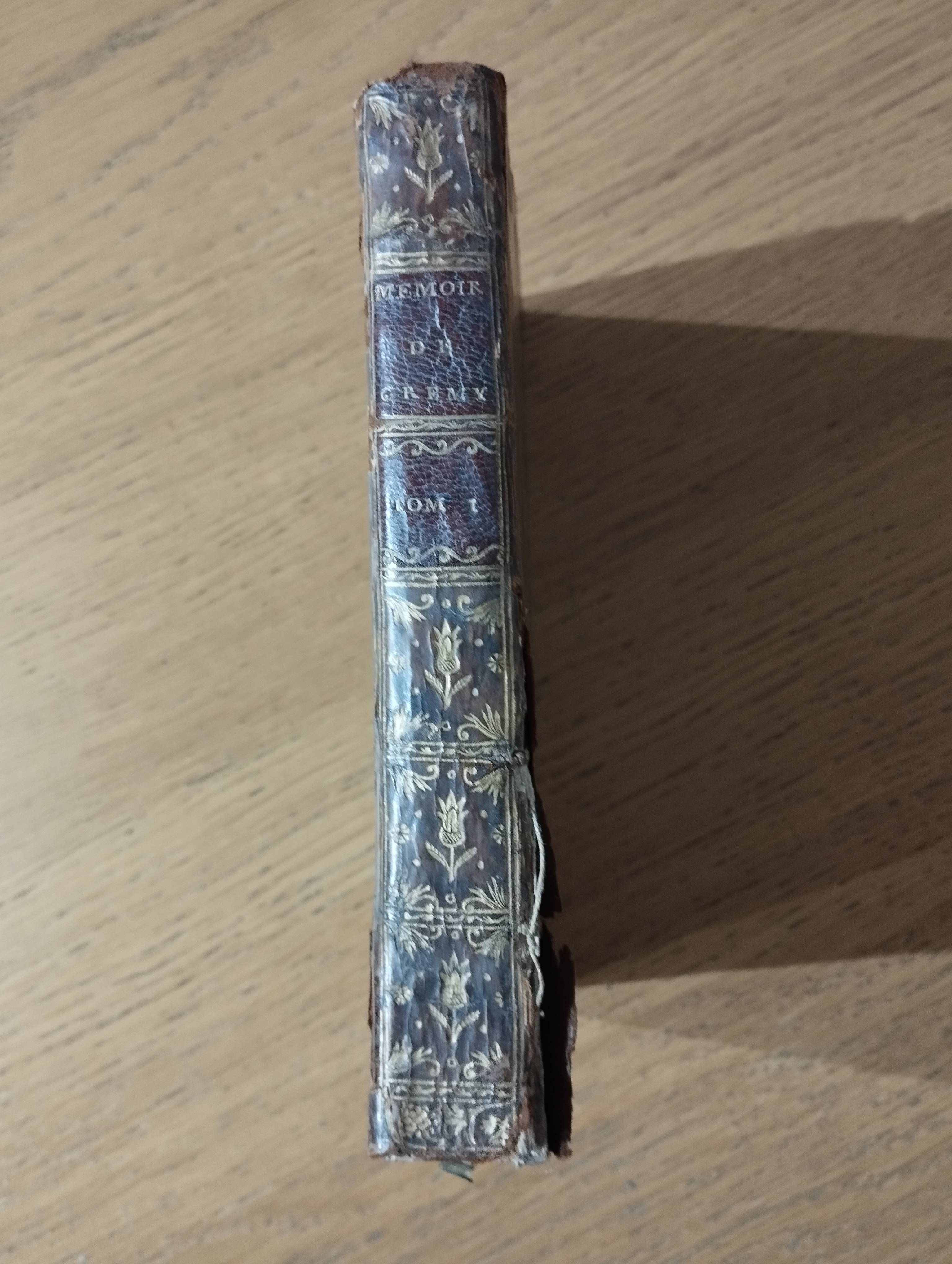 MIREMONT (Anne d’Aubourg de la Bove, comtesse de). MEMOIRES DE MADAME LA MARQUISE DE CREMY, écrits par elle-même. (t.1 seul, manque t.2)