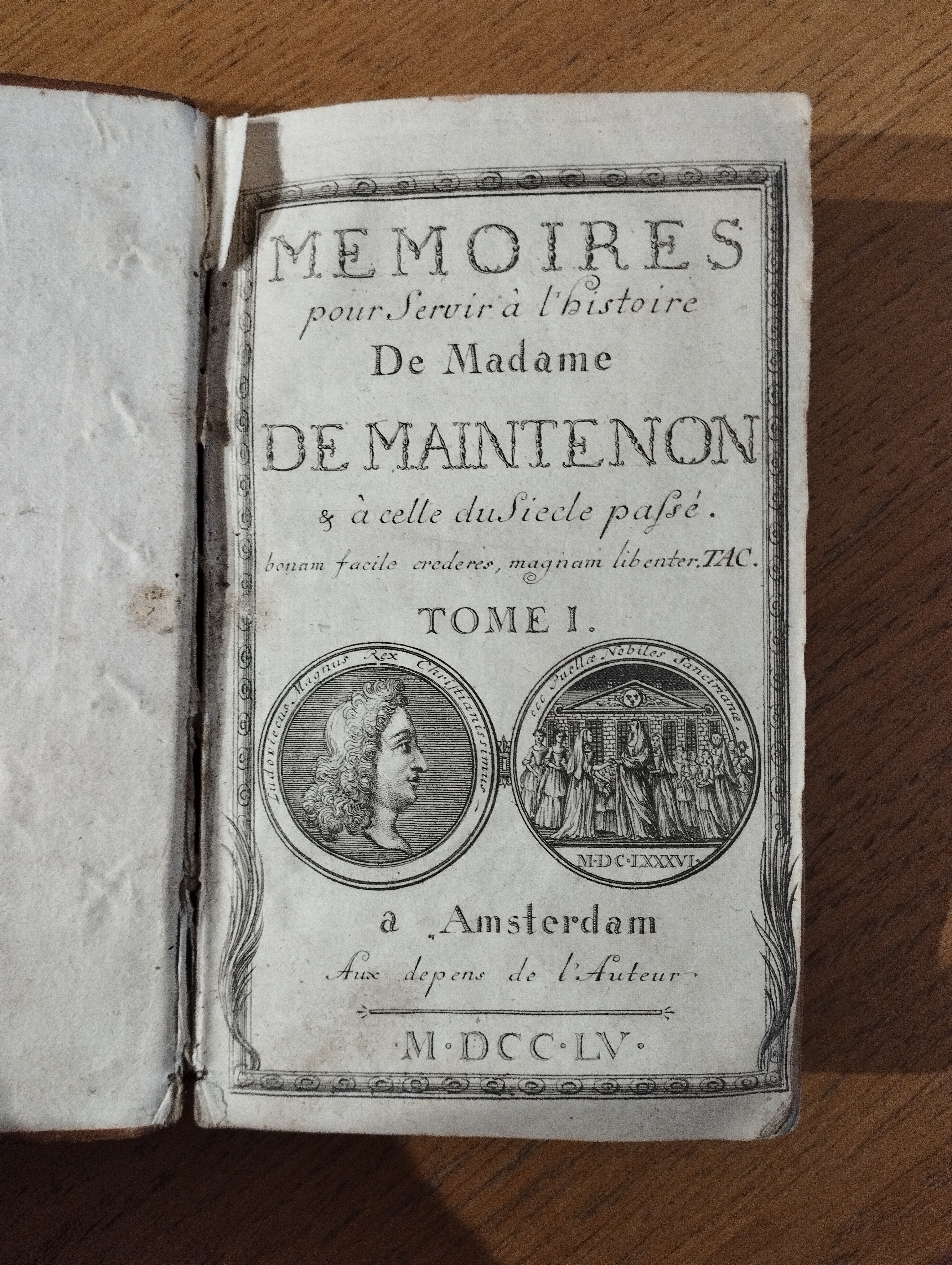 Mémoires pour servir à l'histoire de Madame de Maintenon   (tt. 1-2,5)