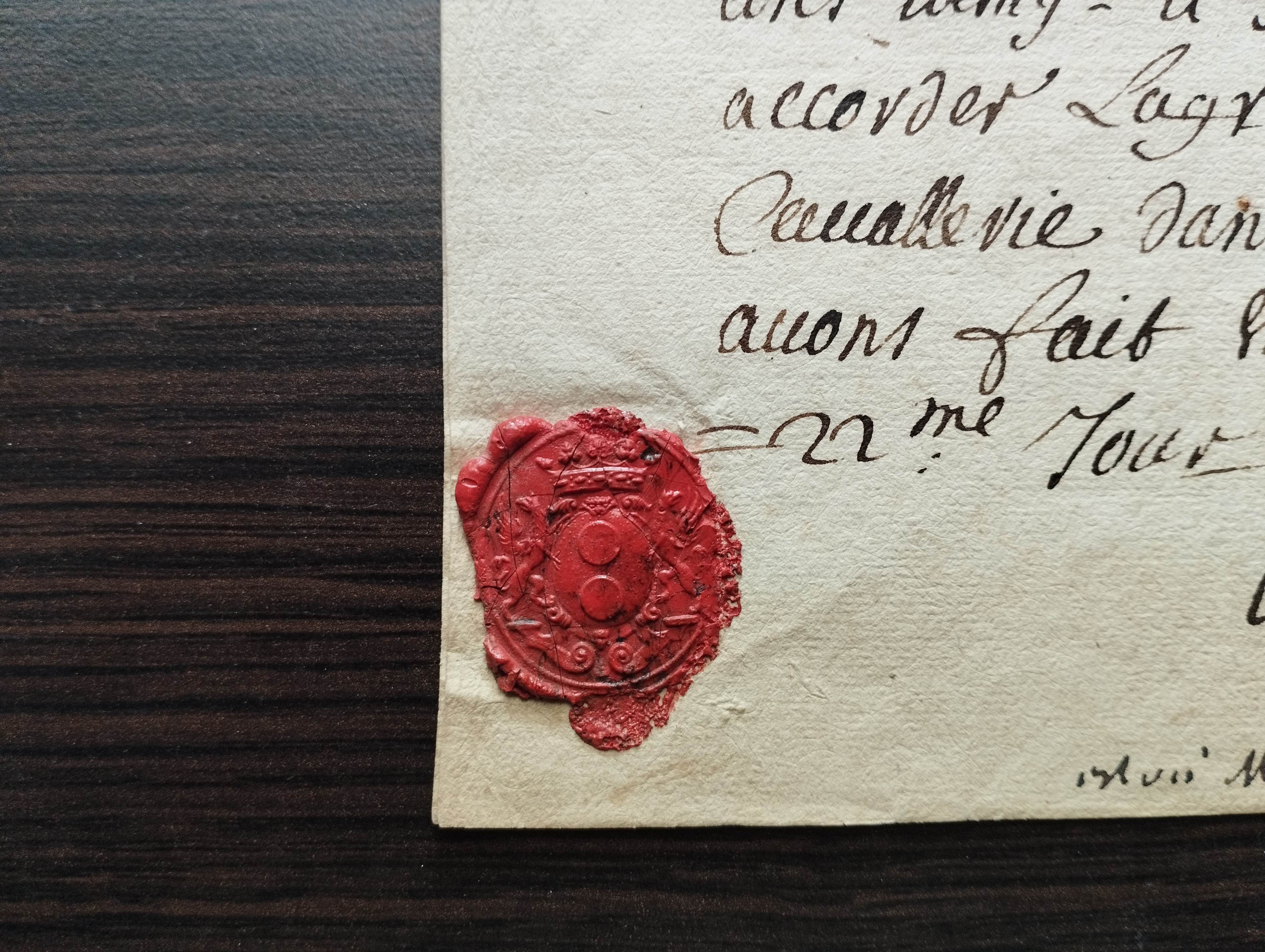 Joseph de Montesquiou, comte d'Artagnan   PS (22 décembre 1717)