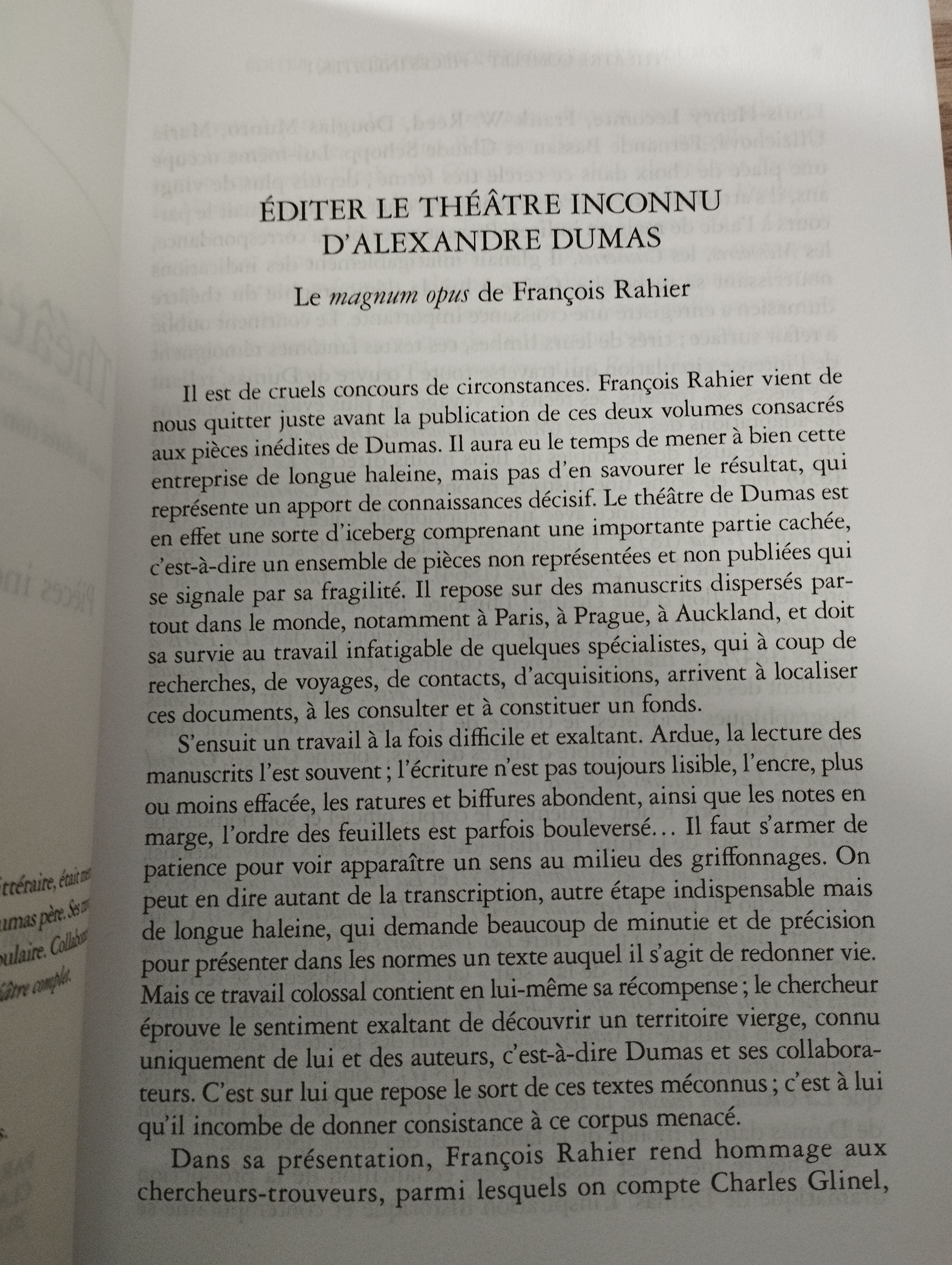 A.Dumas Théâtre complet Pièces inédites, I