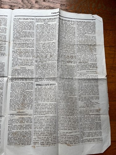 Journal L'Indipendente 9.6.1863      2