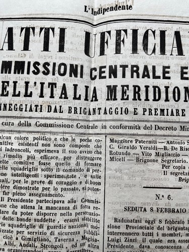 Journal L'Indipendente 12.6.1863     2