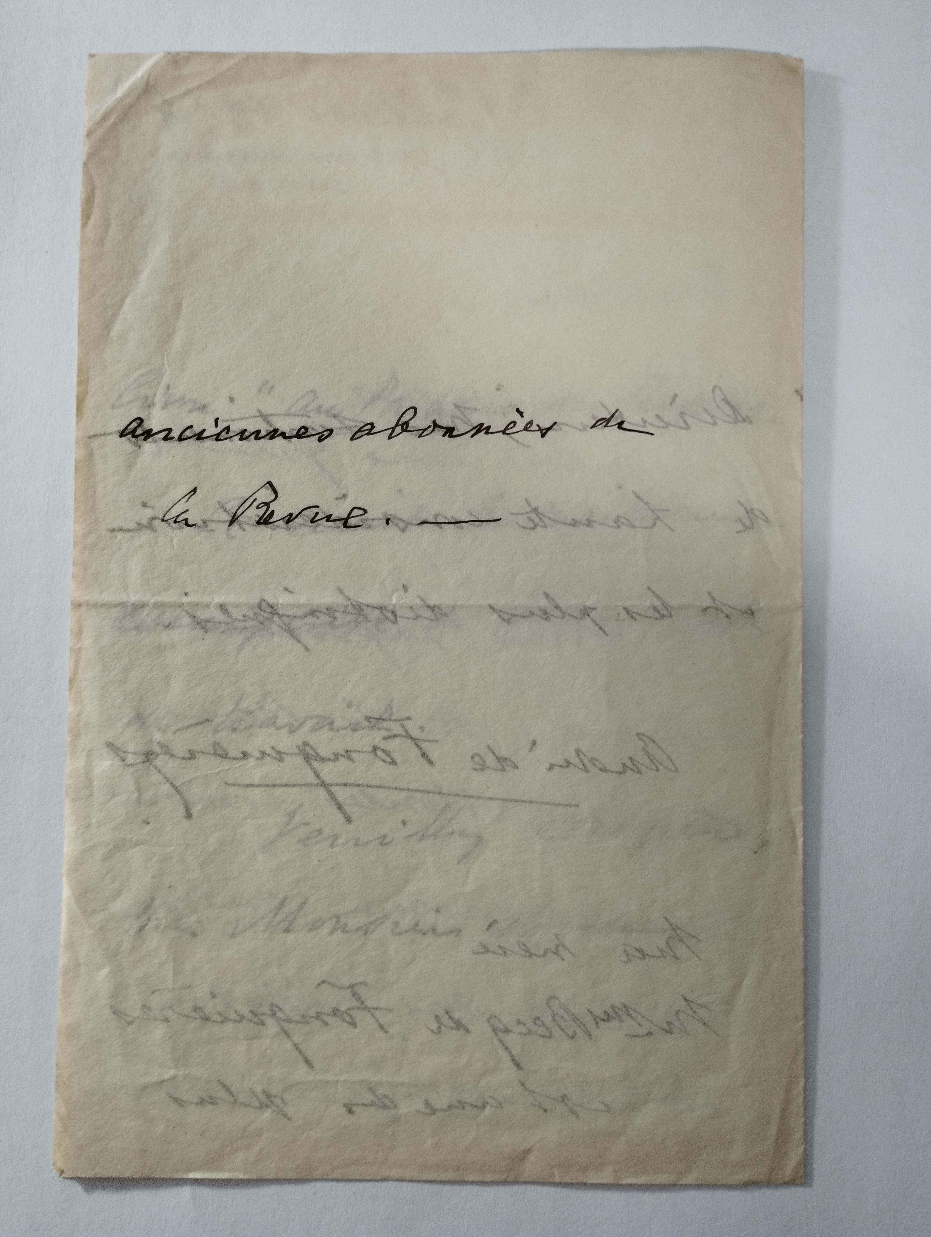 Andre Becq de Fouquieres  LAS (2.7.1912)