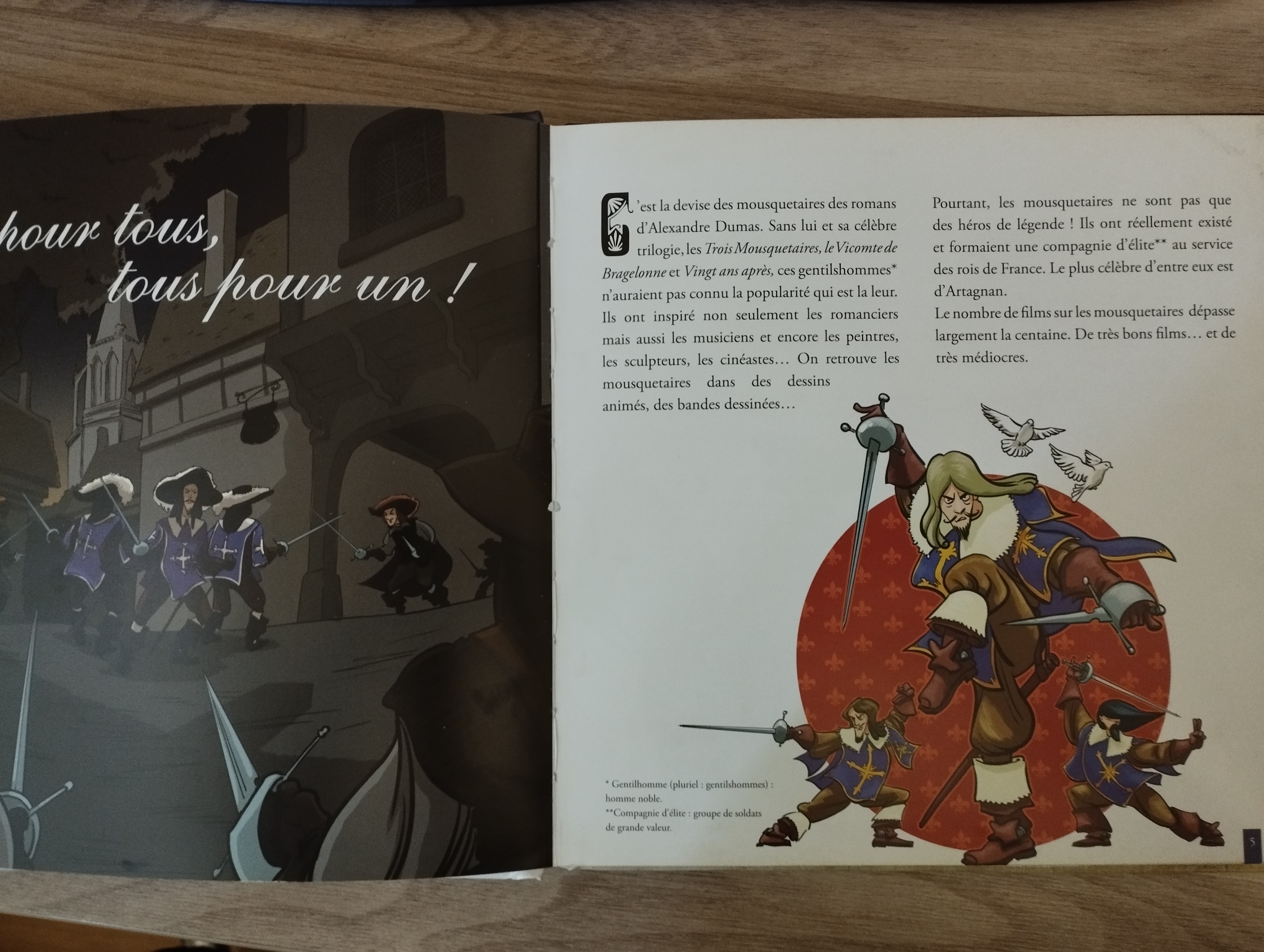 Andre Lasserre, Ohazar et Wilfrid Lupano   Raconte-moi les Mousquetaires