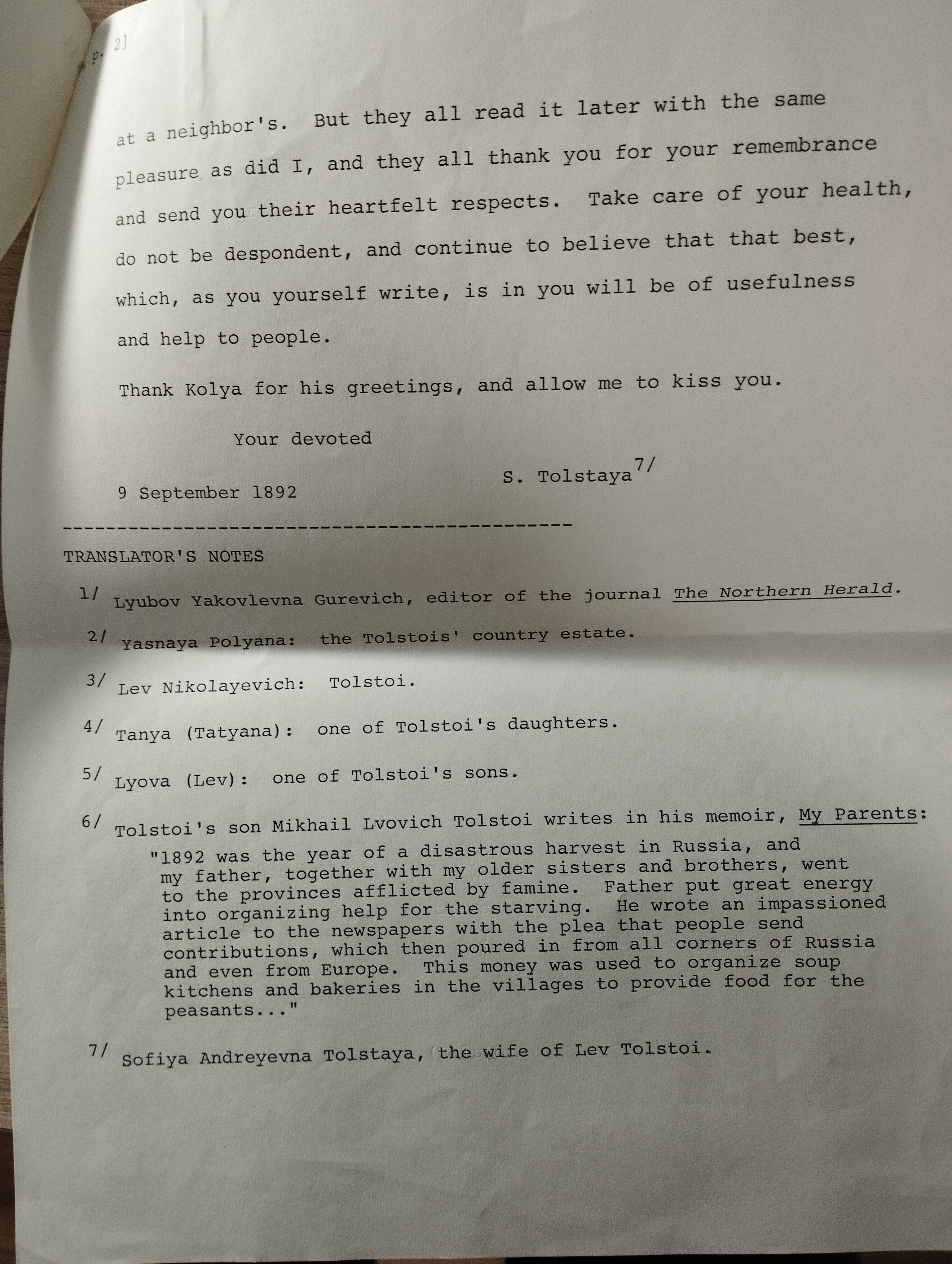 S.A.Tolstaya  LAS   2