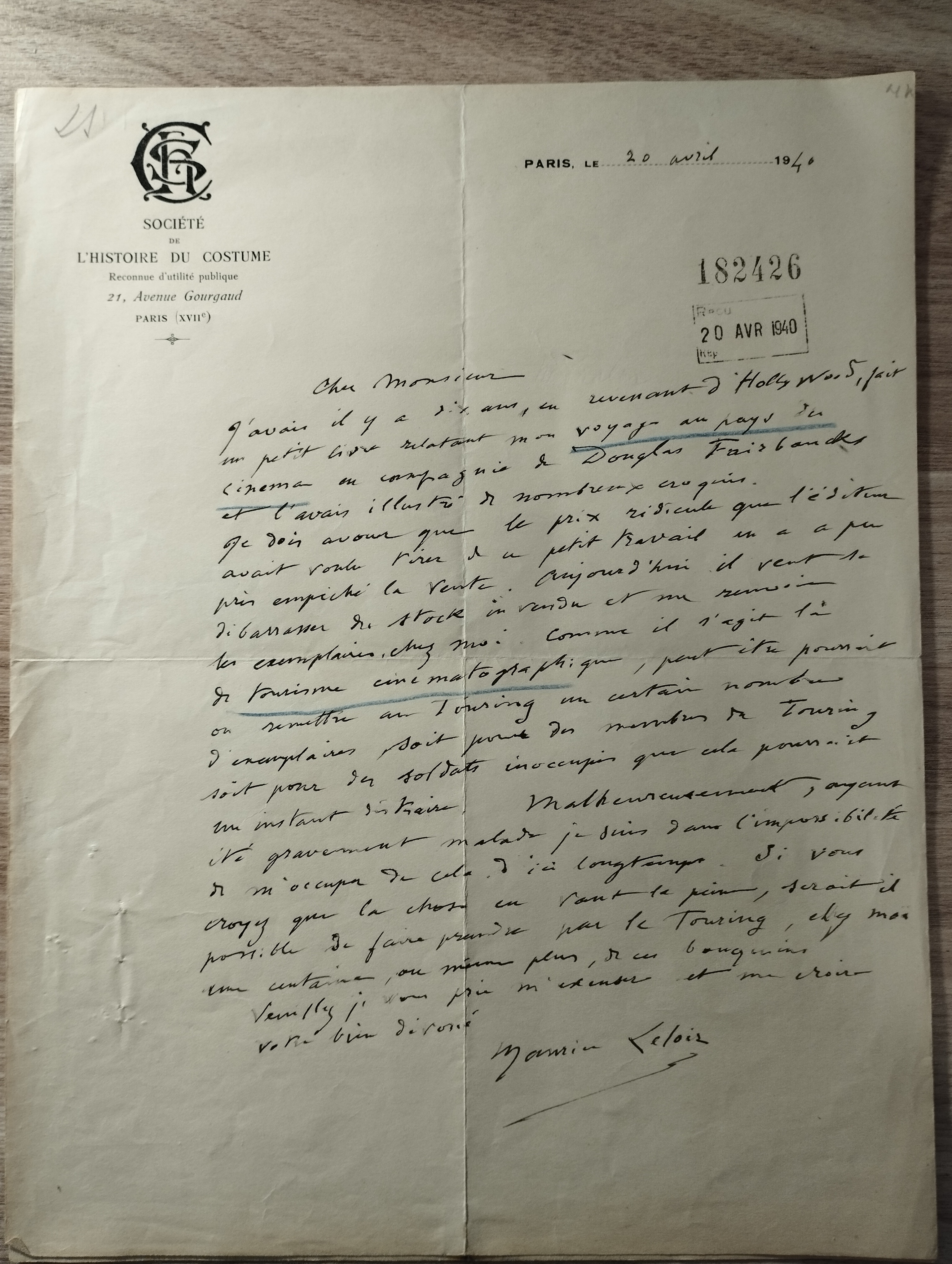 M.Leloir LAS 10.04.33