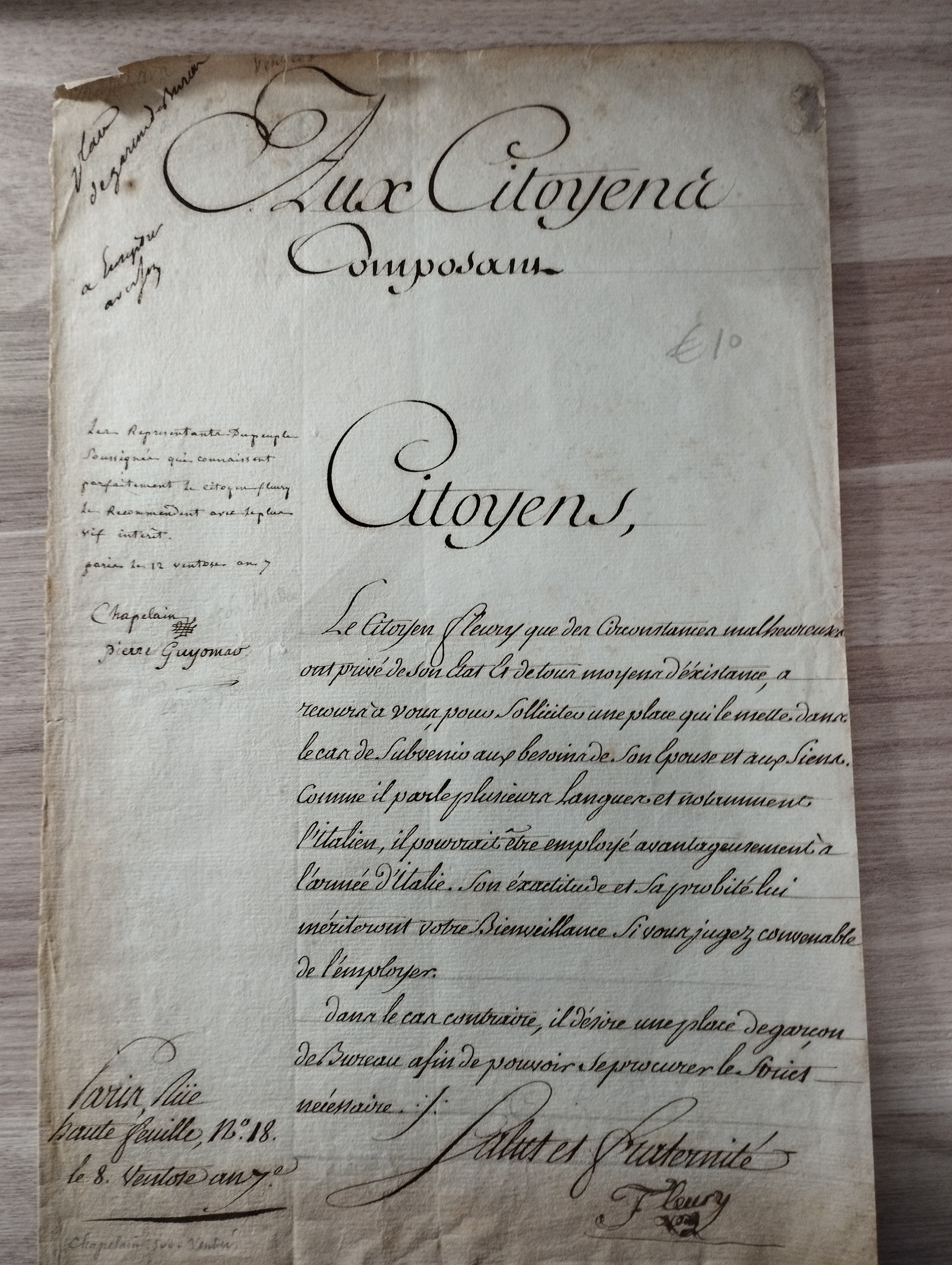 Recommandation  25.2.1799