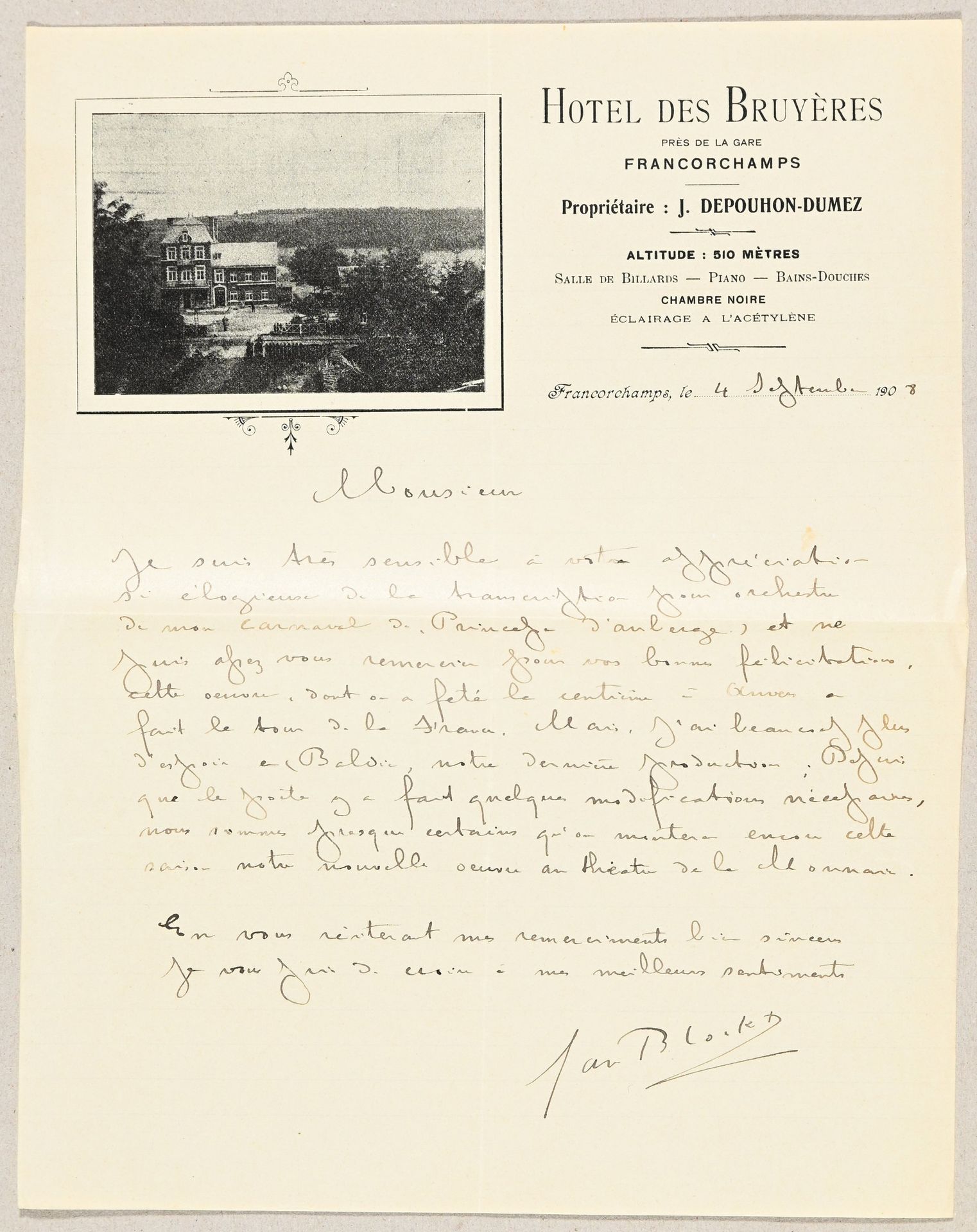 Collection de 20 lettres et billets autographes signes ( Dumas pere ,Ernest Renan , Pierre Loti, Camille Lemonnier,  Gavault,  Ginisty,  Reboux , Paul Margueritte , Bataille,Duvernois, de Flers,  de Lorde, Charpentier, Blockx,Casadesus, Thome)