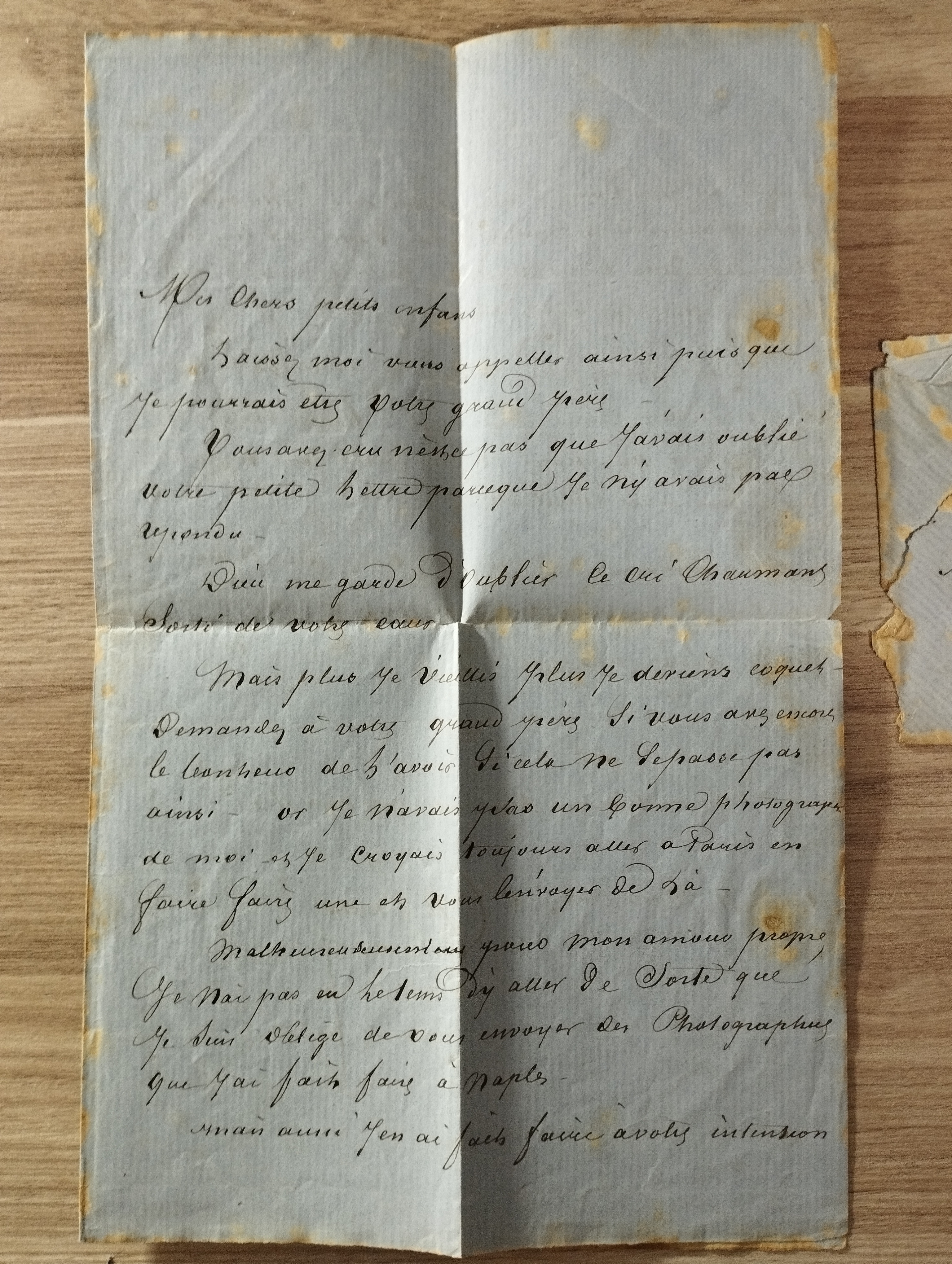 A.Dumas LAS au consul de Grece à Alger