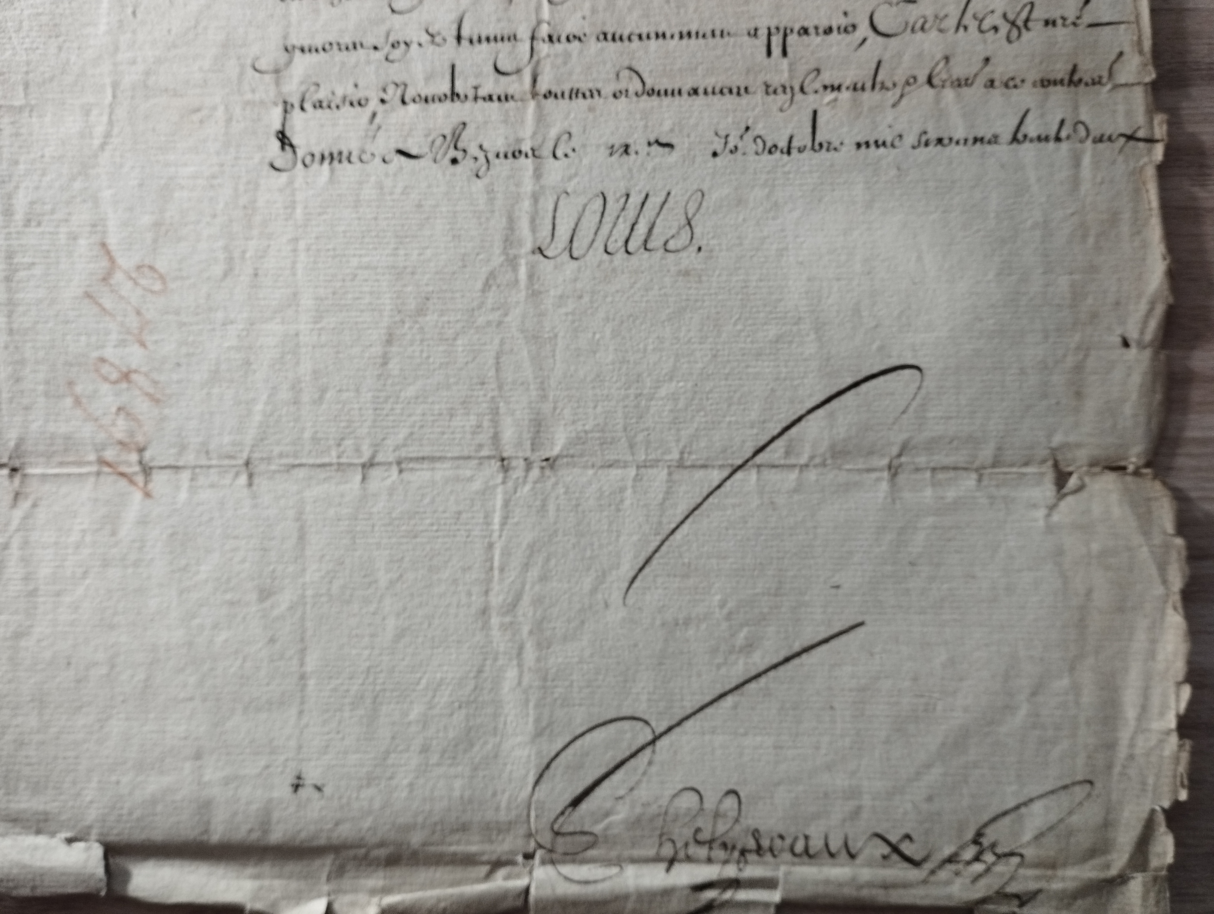 Louis XIII  P.S. 30/10/1632