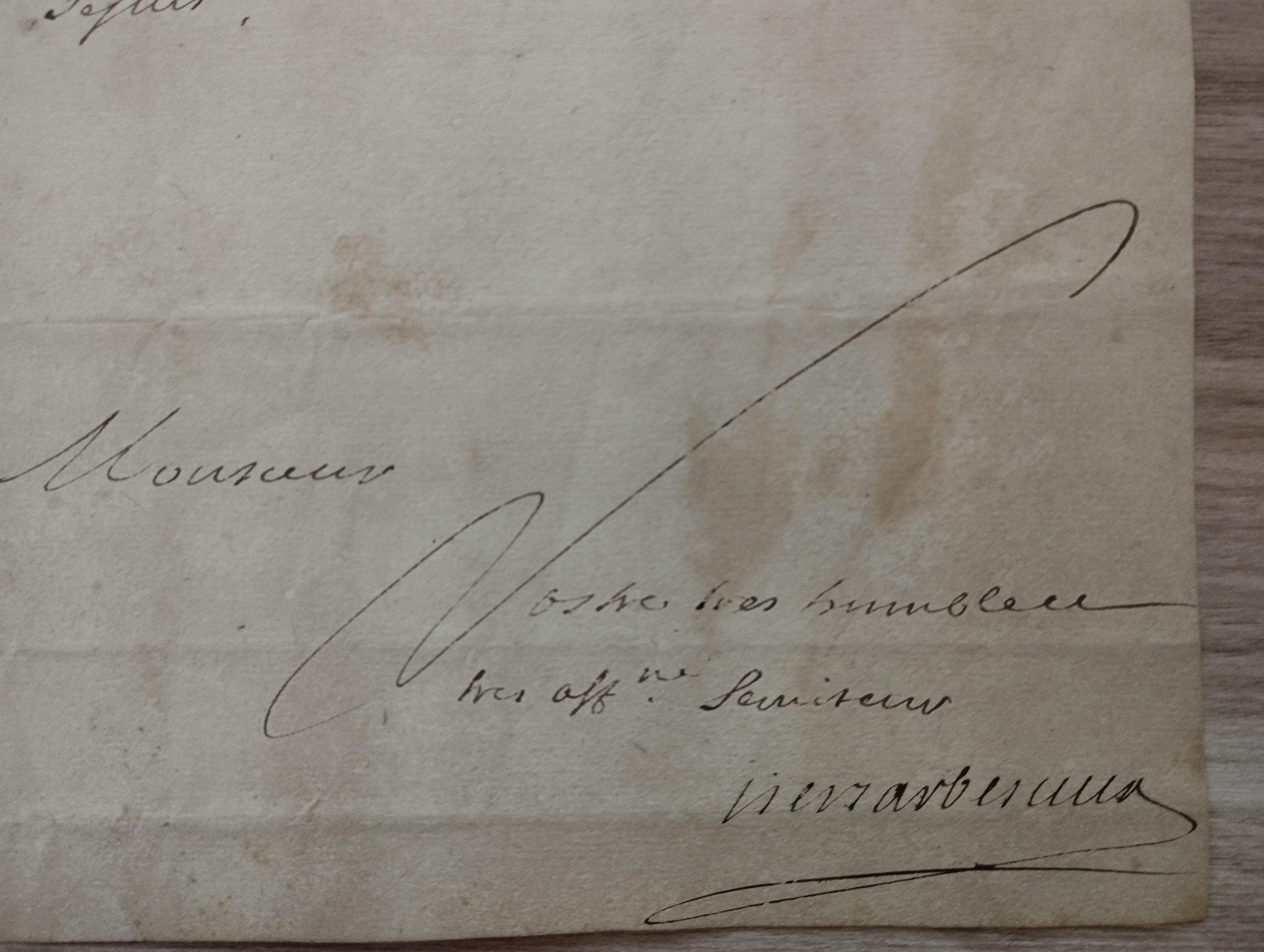 Louis-Francois-Marie Le Tellier de Barbezieux  LAS 1691